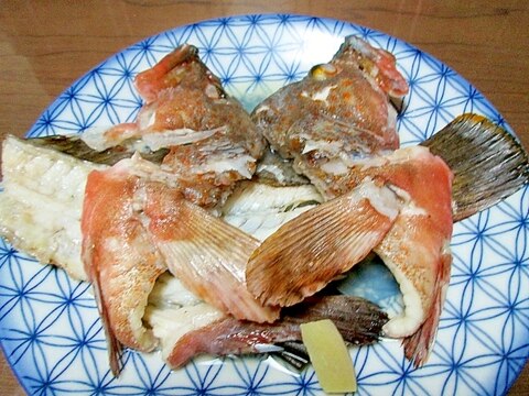 夏の魚の王様あこうの骨蒸し簡単Ｔヤン流